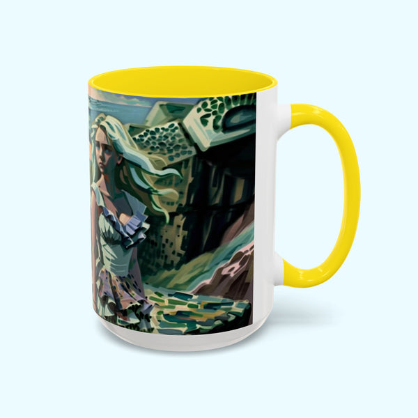 Cliff Over The Sea - Coffee Mug - 15oz