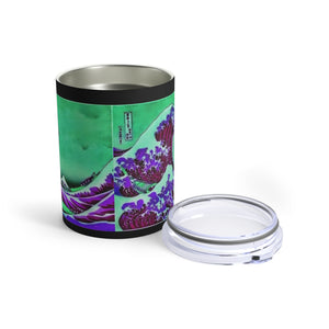 Purple Great Wave - 10oz Tumbler