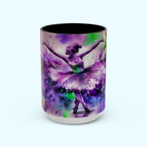 Polychrome Ballet Purple - Coffee Mug - 15oz