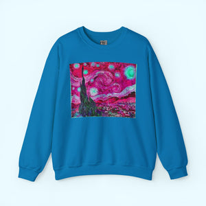 Star Night Fuchsia - Crewneck