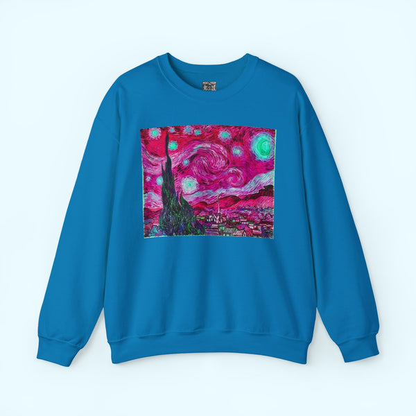 Star Night Fuchsia - Crewneck