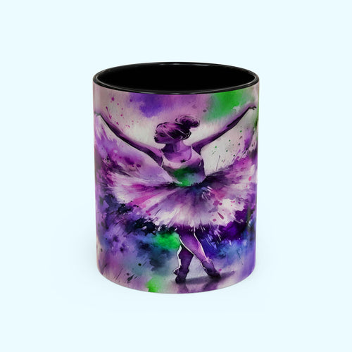 Polychrome Ballet Purple - Coffee Mug - 11oz