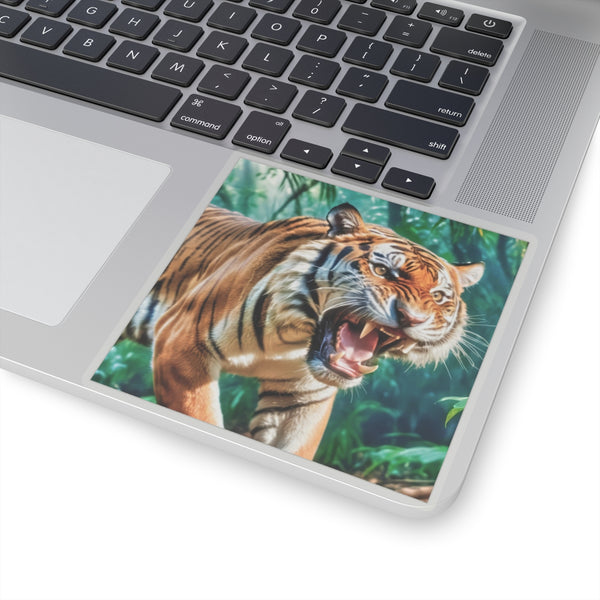 Orange Bengal - Vinyl Square Sticker