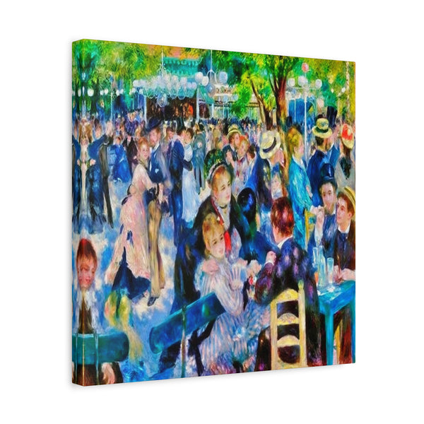 Renoir Dance Upscale - Canvas Poster