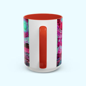 Star Night Fuchsia - Coffee Mug - 15oz