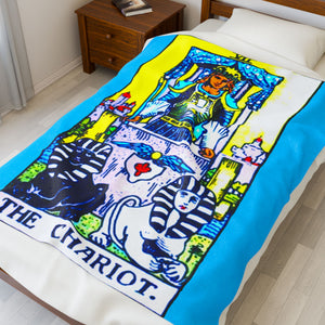 V.T.C. Logo - Velveteen Plush Blanket