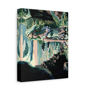 Cliff Over The Sea - Canvas Poster