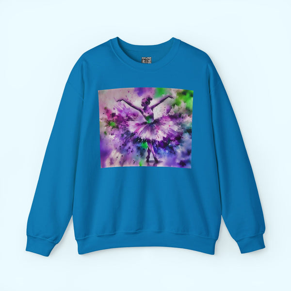 Polychrome Ballet Purple - Crewneck