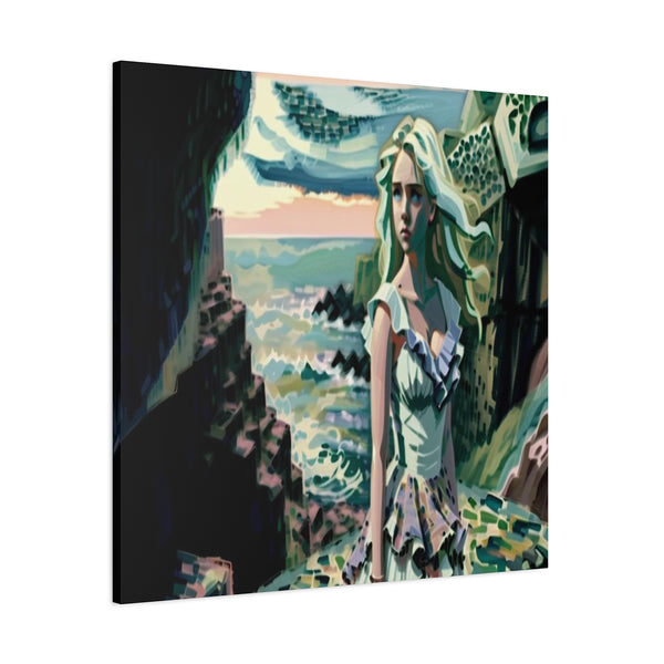 Cliff Over The Sea - Canvas Poster