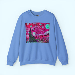 Star Night Fuchsia - Crewneck
