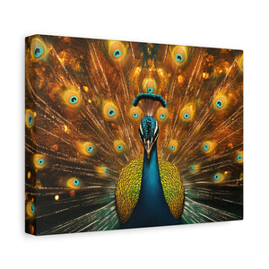 Neon Plumage - Canvas Poster