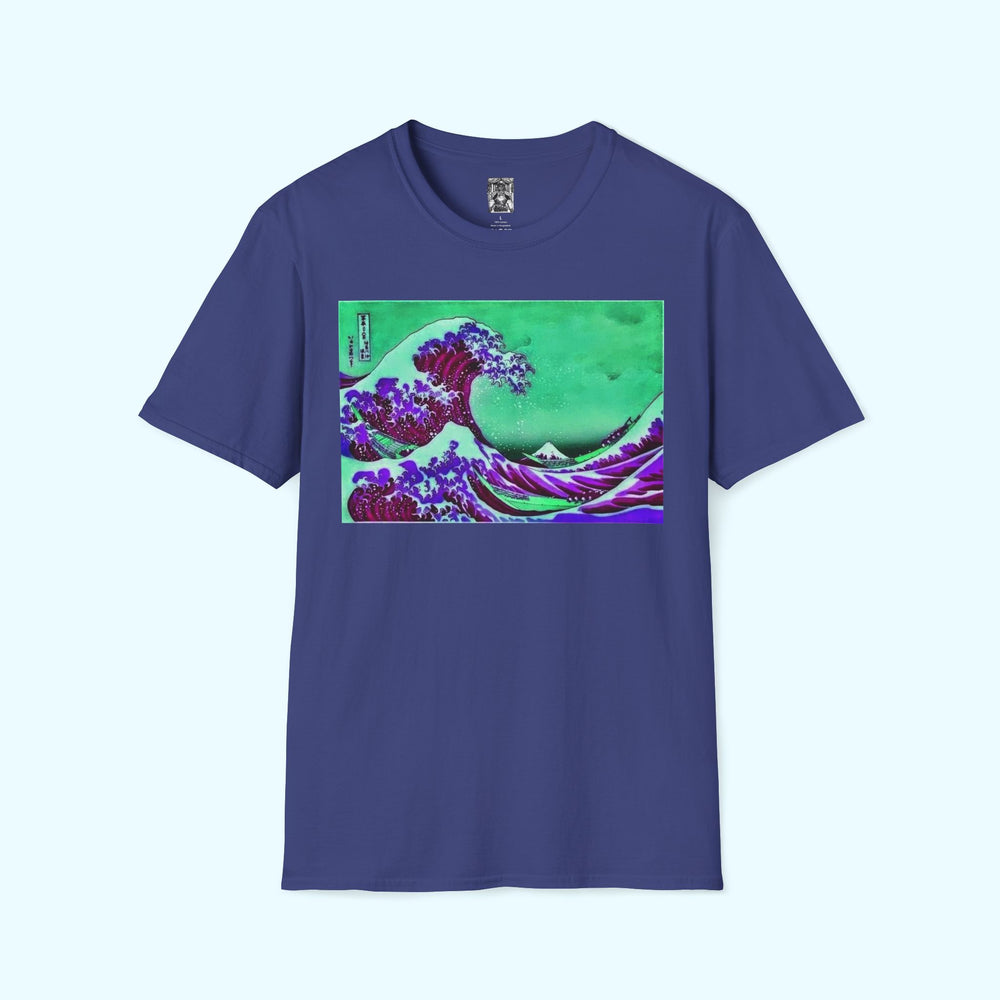 Purple Great Wave - Soft-Style Tee