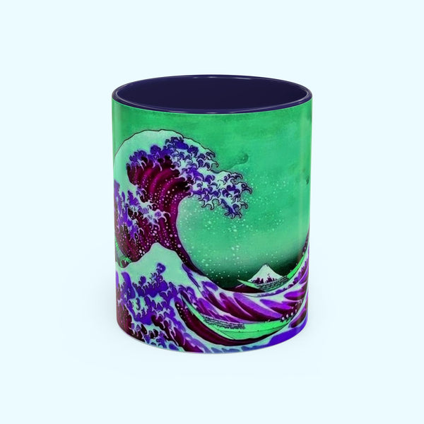 Purple Great Wave - Coffee Mug - 11oz