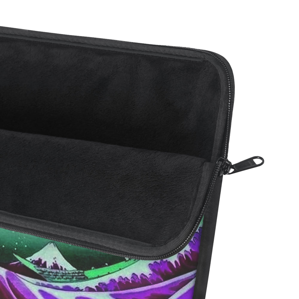 Purple Great Wave Laptop Cover