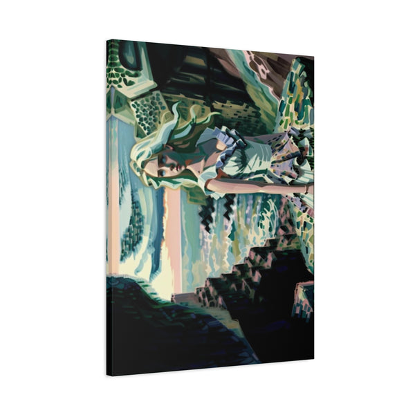 Cliff Over The Sea - Canvas Poster