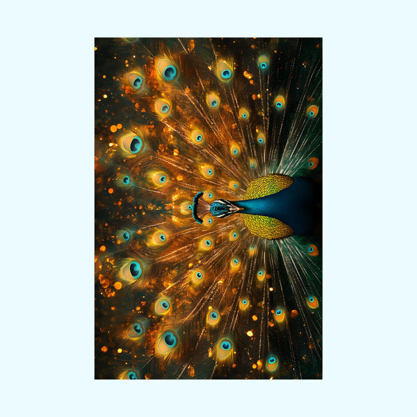 Neon Plumage - Matte Poster