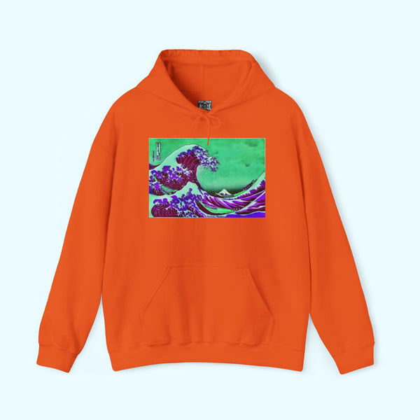 Purple Great Wave - Pullover