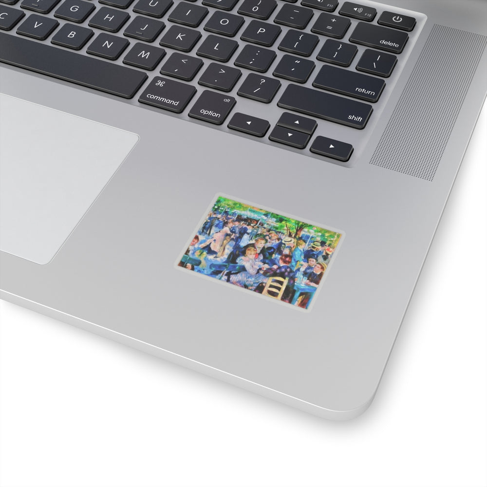 Renoir Dance Upscale - Vinyl Rectangle Sticker