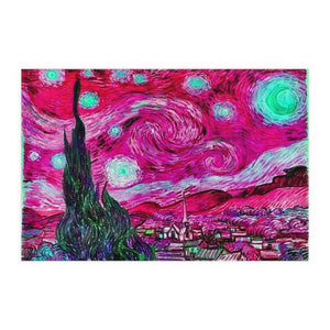 Star Night Fuchsia - Silk Poster