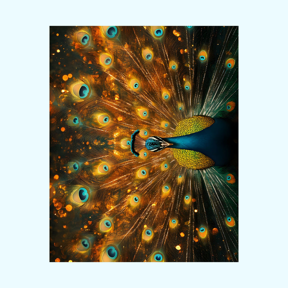 Neon Plumage - Matte Poster