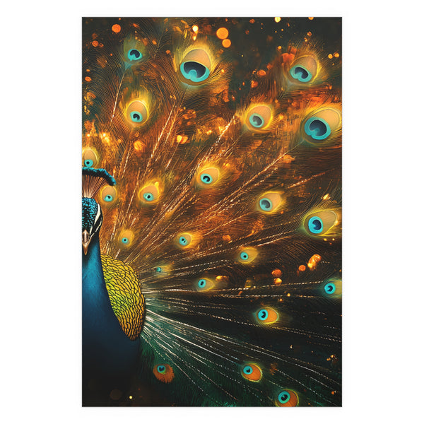 Neon Plumage - Silk Poster