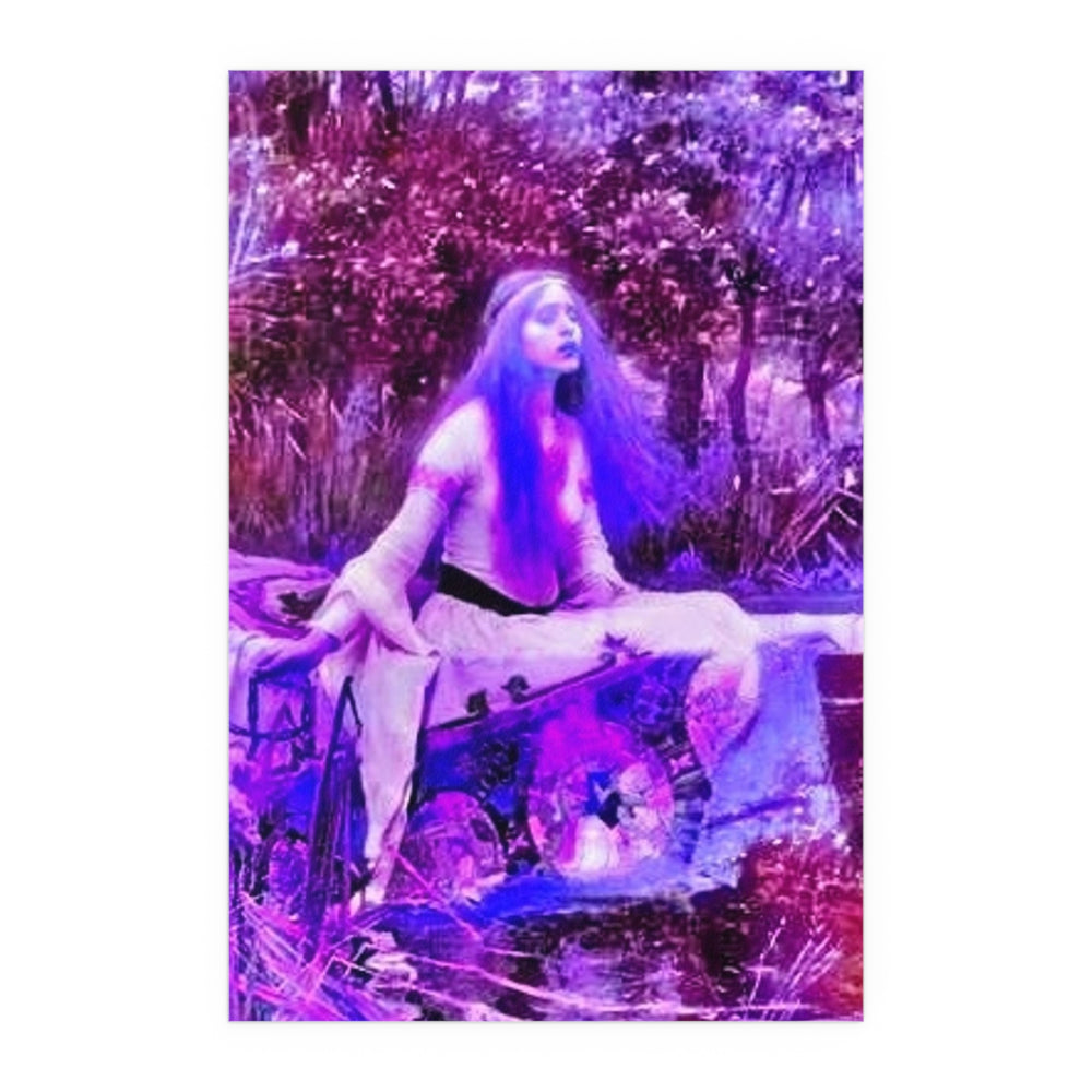 Shallot - Purple - Silk Poster