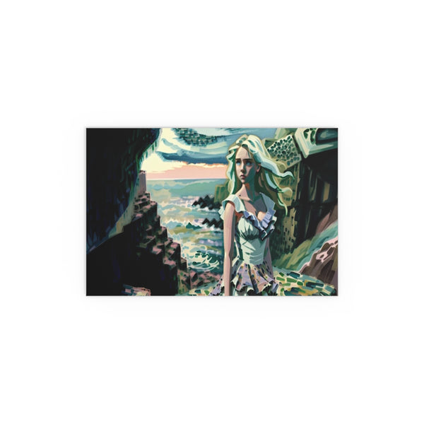 Cliff Over The Sea - Silk Poster