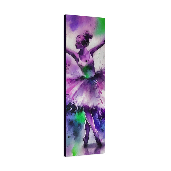 Polychrome Ballet Purple - Canvas Poster