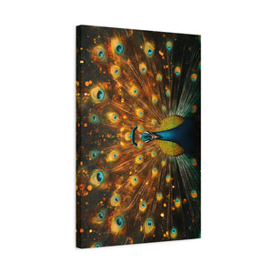 Neon Plumage - Canvas Poster