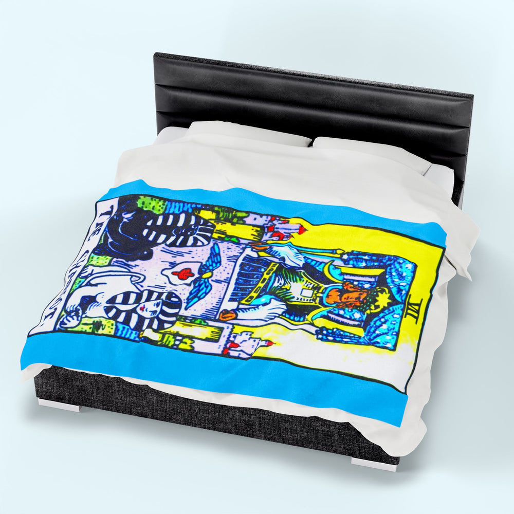V.T.C. Logo - Velveteen Plush Blanket