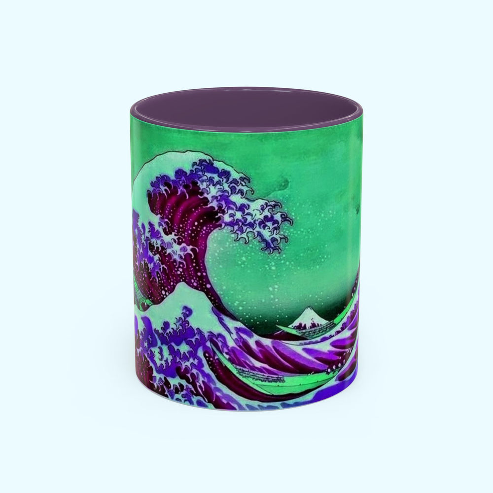Purple Great Wave - Coffee Mug - 11oz