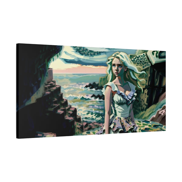 Cliff Over The Sea - Canvas Poster