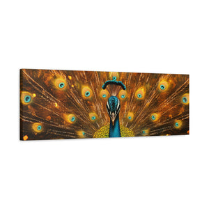 Neon Plumage - Canvas Poster