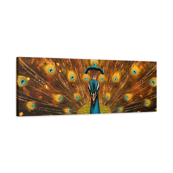 Neon Plumage - Canvas Poster