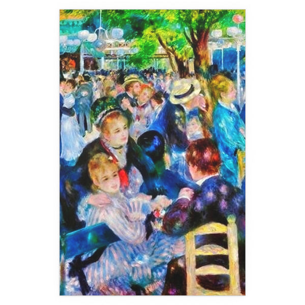 Renoir Dance Upscale - Silk Poster