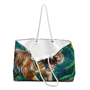Bengal - Orange & Capri - Weekender Bag