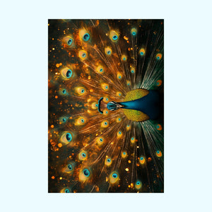 Neon Plumage - Matte Poster