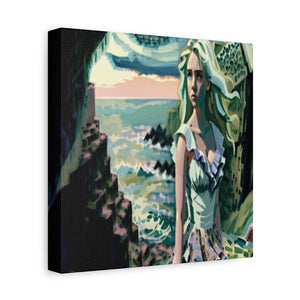 Cliff Over The Sea - Canvas Poster