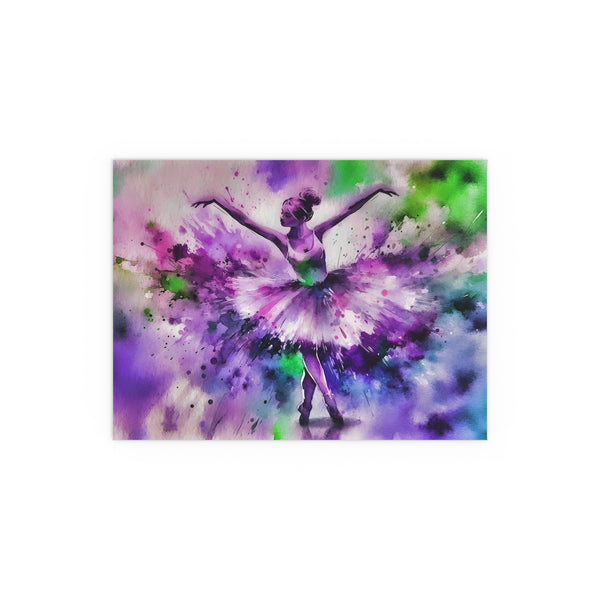Polychrome Ballet Purple - Silk Poster