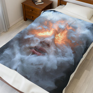 Inner Fire - Velveteen Plush Blanket