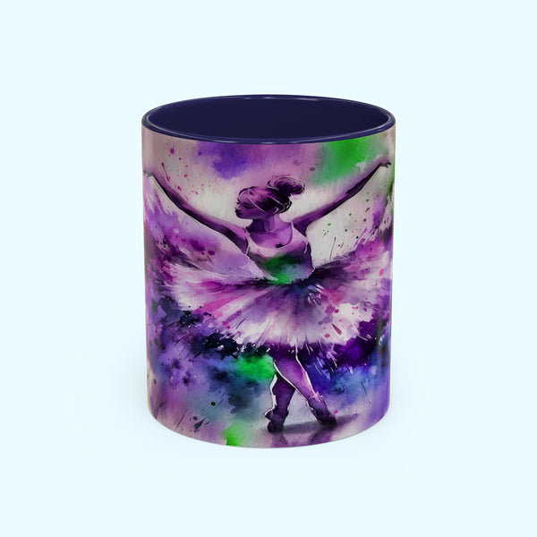 Polychrome Ballet Purple - Coffee Mug - 11oz