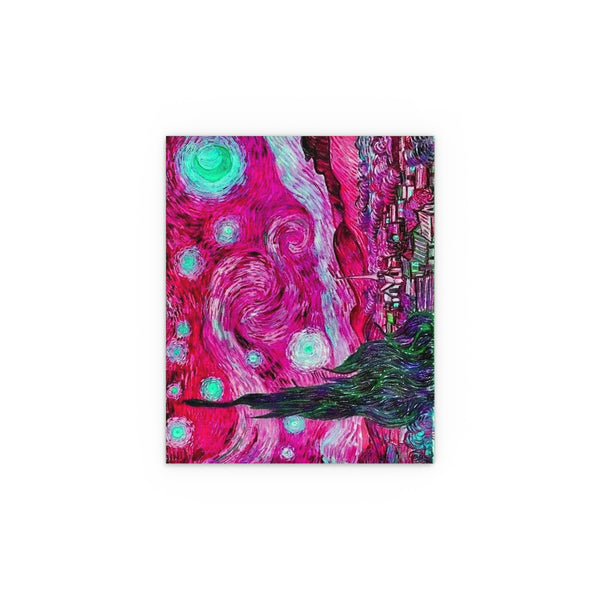 Star Night Fuchsia - Silk Poster