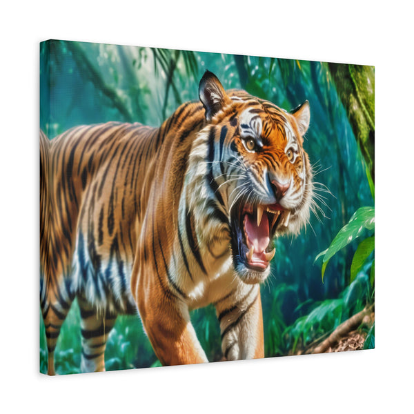 Orange Bengal - Canvas Poster