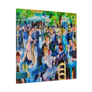Renoir Dance Upscale - Canvas Poster