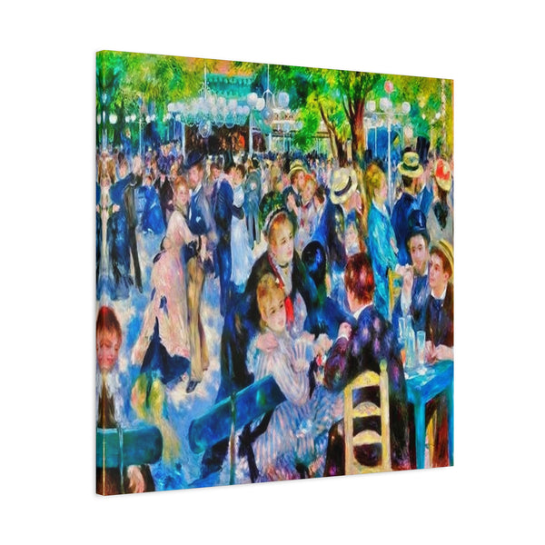 Renoir Dance Upscale - Canvas Poster