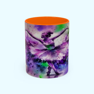 Polychrome Ballet Purple - Coffee Mug - 11oz