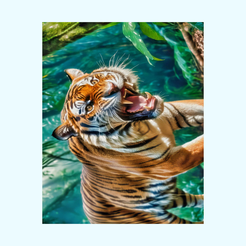 Orange Bengal - Matte Poster