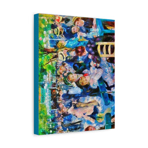 Renoir Dance Upscale - Canvas Poster
