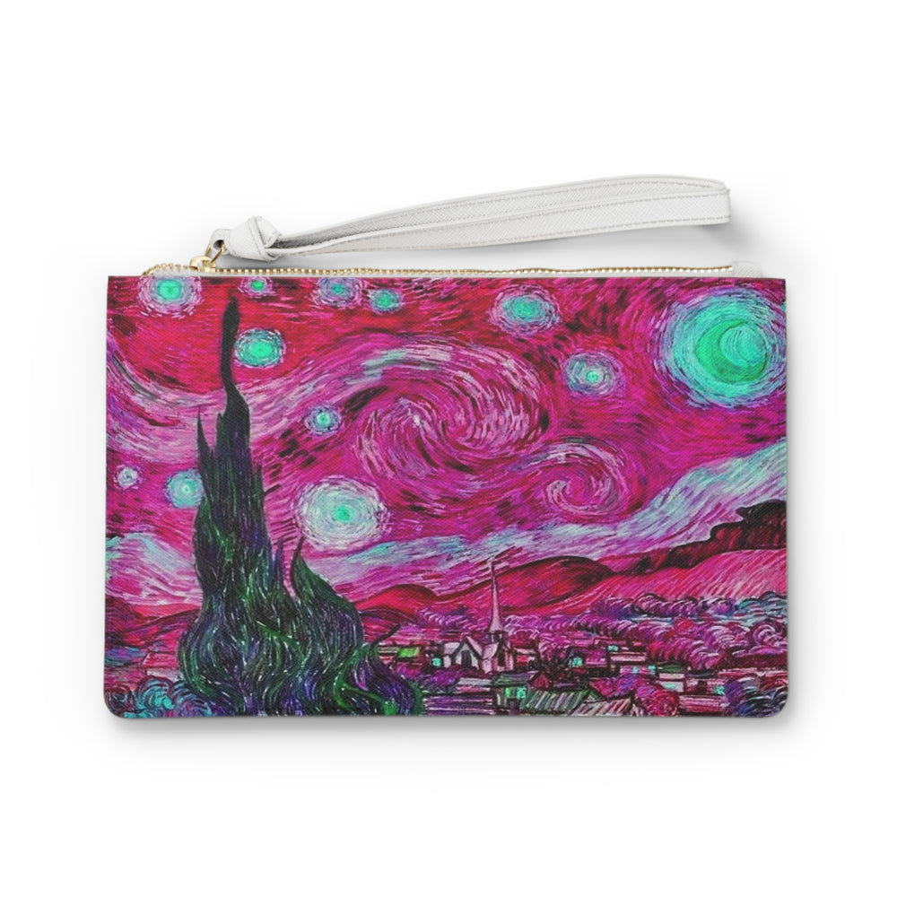 Star Night Fuchsia - Clutch Bag