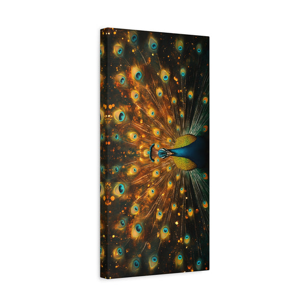 Neon Plumage - Canvas Poster